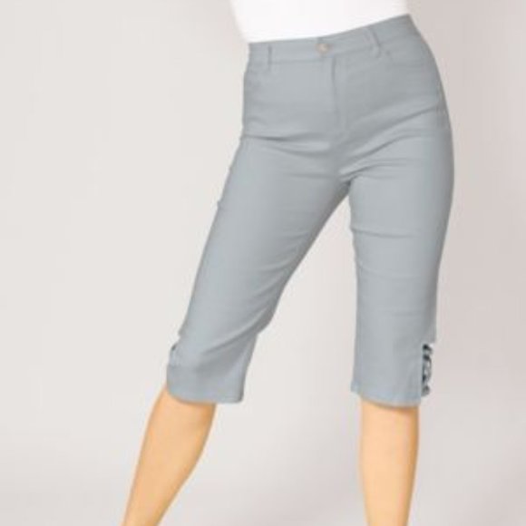 BN Blair Pedal Pushers 18P- Quarry - Picture 1 of 7